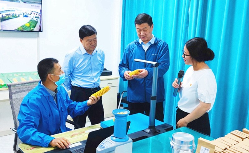 甘肅省地方金融監(jiān)管局、甘肅證監(jiān)局領(lǐng)導(dǎo)蒞臨敦煌種業(yè)調(diào)研指導(dǎo)