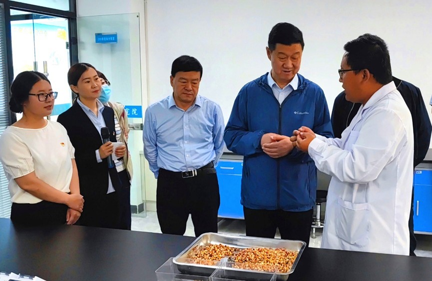 甘肅省地方金融監(jiān)管局、甘肅證監(jiān)局領(lǐng)導(dǎo)蒞臨敦煌種業(yè)調(diào)研指導(dǎo)